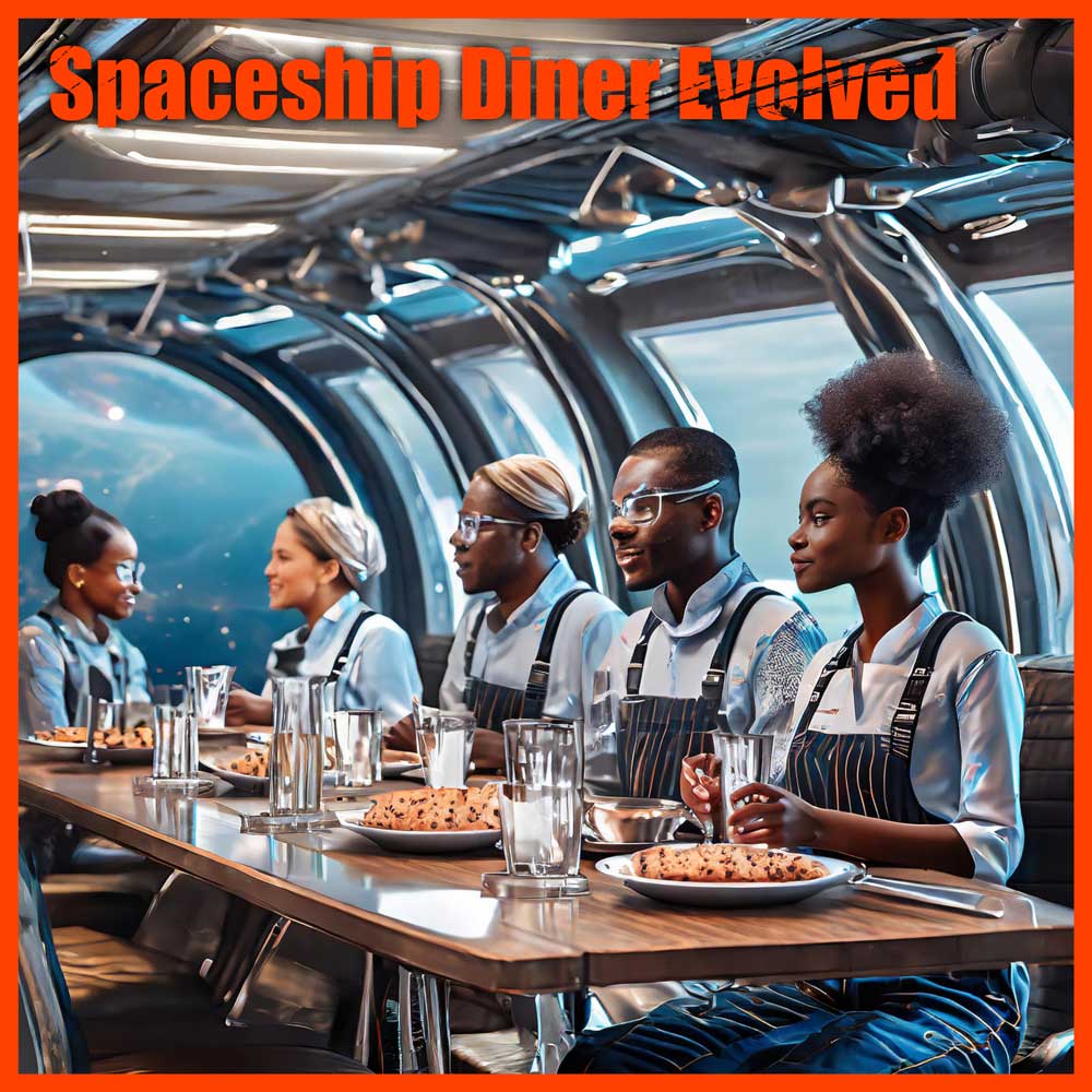 Spaceship Diner Evolved - Horst Grabosch